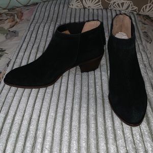 Trask Tisha Bootie, Black Suede